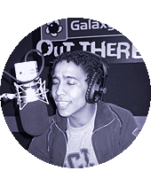 Chris at Galaxy 105